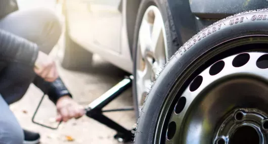 Flat Tire Change Edmonton